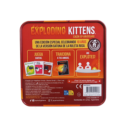Exploding Kittens Ed. 10º Aniversario