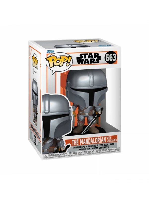 Funko Pop! The Mandalorian with Dark Saber - Star Wars