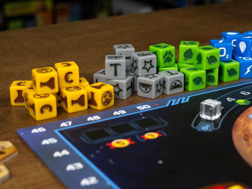 Terraforming Mars: El juego de dados
