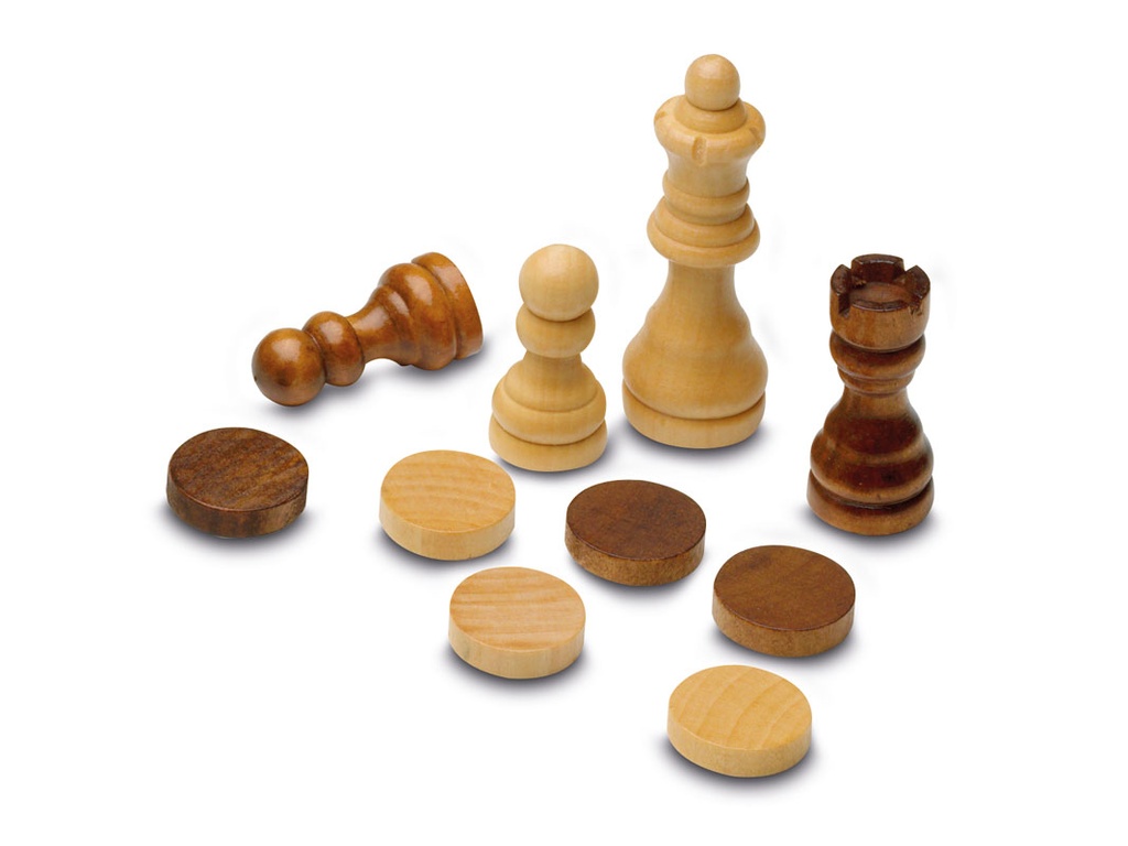 3en1 Ajedrez Damas Backgammon