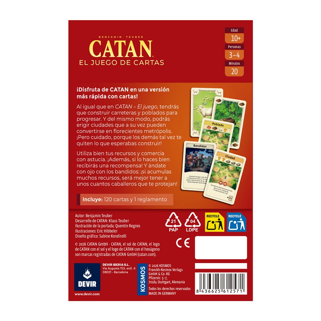 Catan: El juego de cartas