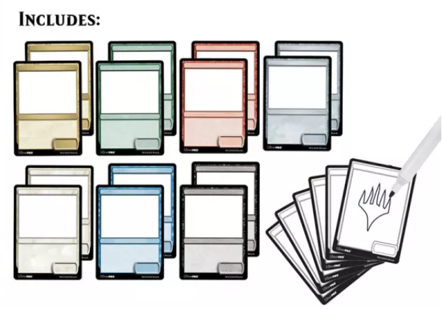 Erasable tokens for Magic: the Gathering