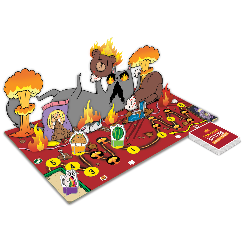 Exploding Kittens: el juego de tablero