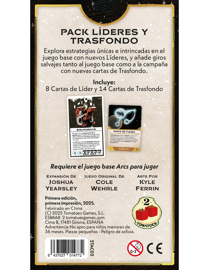 Arcs: Líderes y Trasfondo
