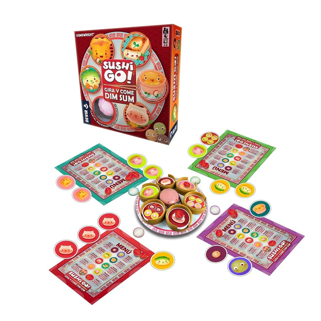 Sushi Go gira y come Dim Sum