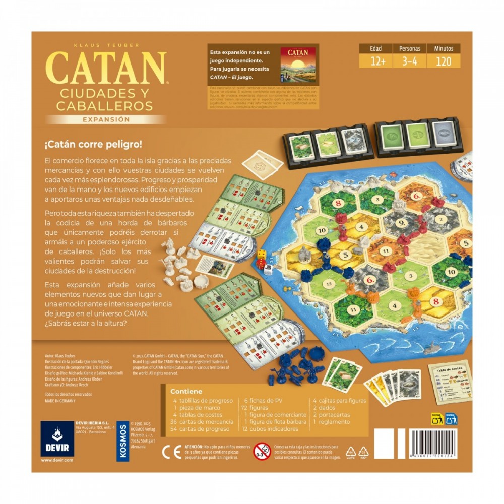 Catan exp. Ciudades y Caballeros