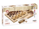 3en1 Ajedrez Damas Backgammon