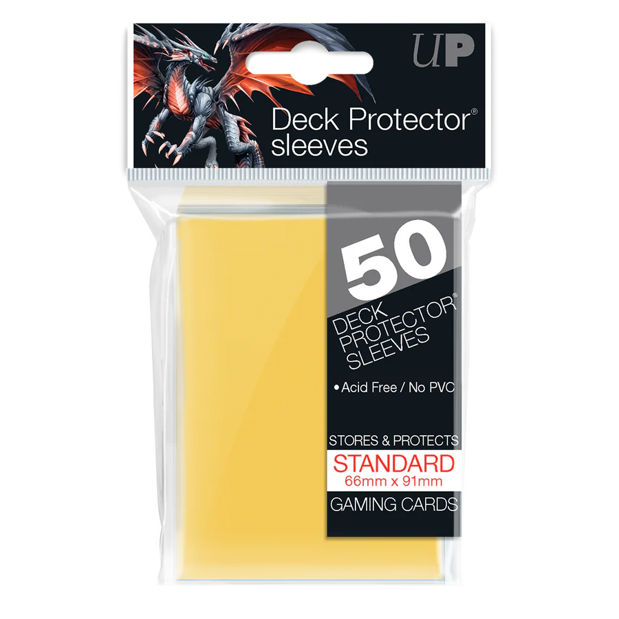 Ultra Pro - Fundas Standard Amarillo 50u