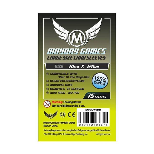Fundas Mayday WOTR-CE 75x120mm 75u