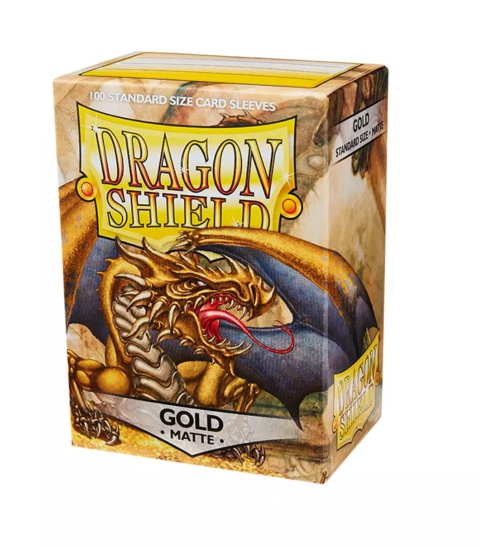 Dragon Shield Fundas Standard Matte Gold