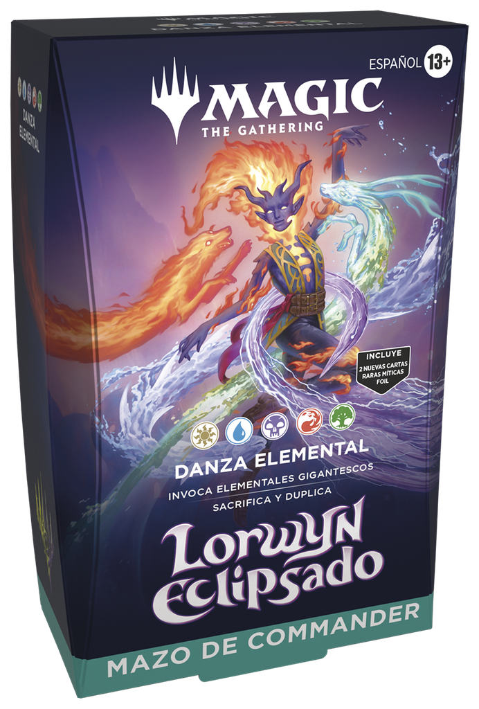 Magic: the Gathering - Lorwyn Eclipsado - Mazo Commander Danza Elemental ESP