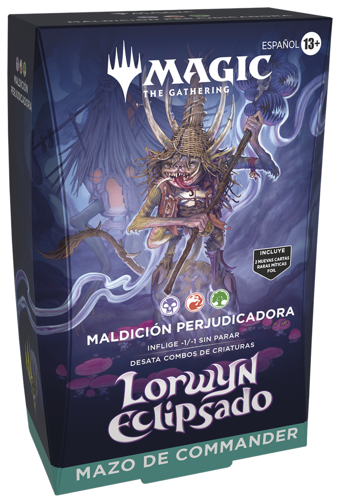 Magic: the Gathering - Lorwyn Eclipsado - Mazo Commander Maldición Perjudicadora ESP