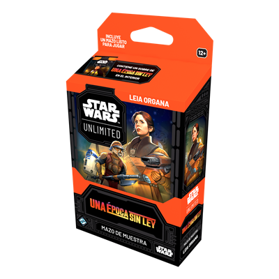 SWU: Una época sin ley. Mazo starter Leia Organa