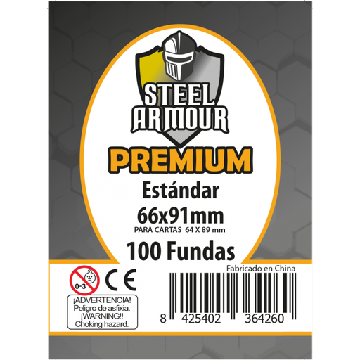 Fundas Estándar Premium Steel Armour 100u