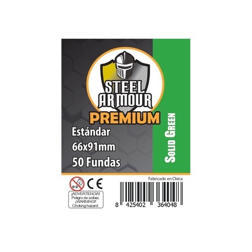 Fundas Steel Armour Premium Opacas 50u - Verde