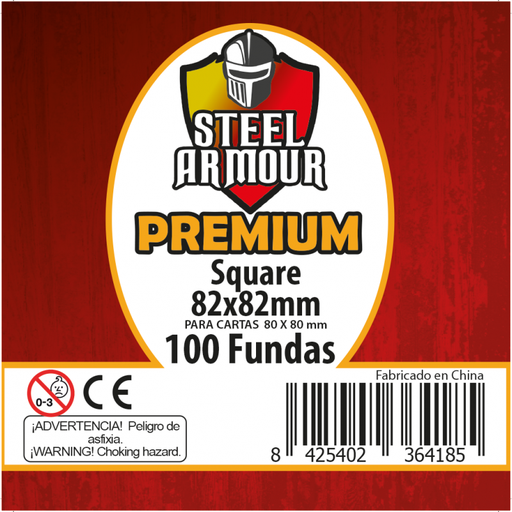 Fundas Steel Armour  Cuadradas (82x82mm)