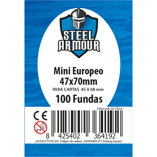 Fundas Steel Armour Mini Europeo (47x70mm)