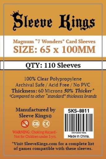 Fundas 7 Wonders Card (65x100mm)