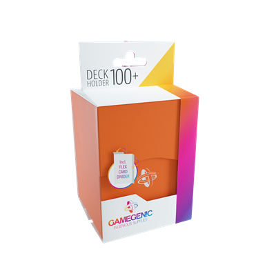 Gamegenic Caja de mazo 100+ Naranja