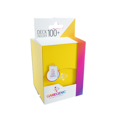 Gamegenic Caja de mazo 100+ Amarillo