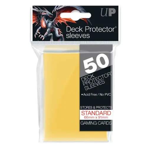 Ultra Pro - Fundas Standard Amarillo 50u